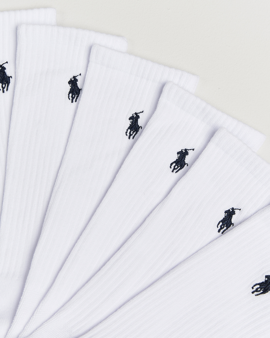 Homme | Sous-Vêtements Et Chaussettes | Polo Ralph Lauren | 6-Pack Cotton Crew Socks White