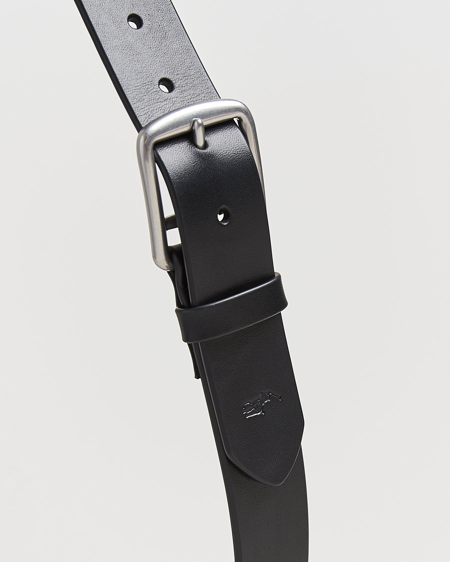Homme | Ceintures | Polo Ralph Lauren | Signature Pony Leather Belt Black