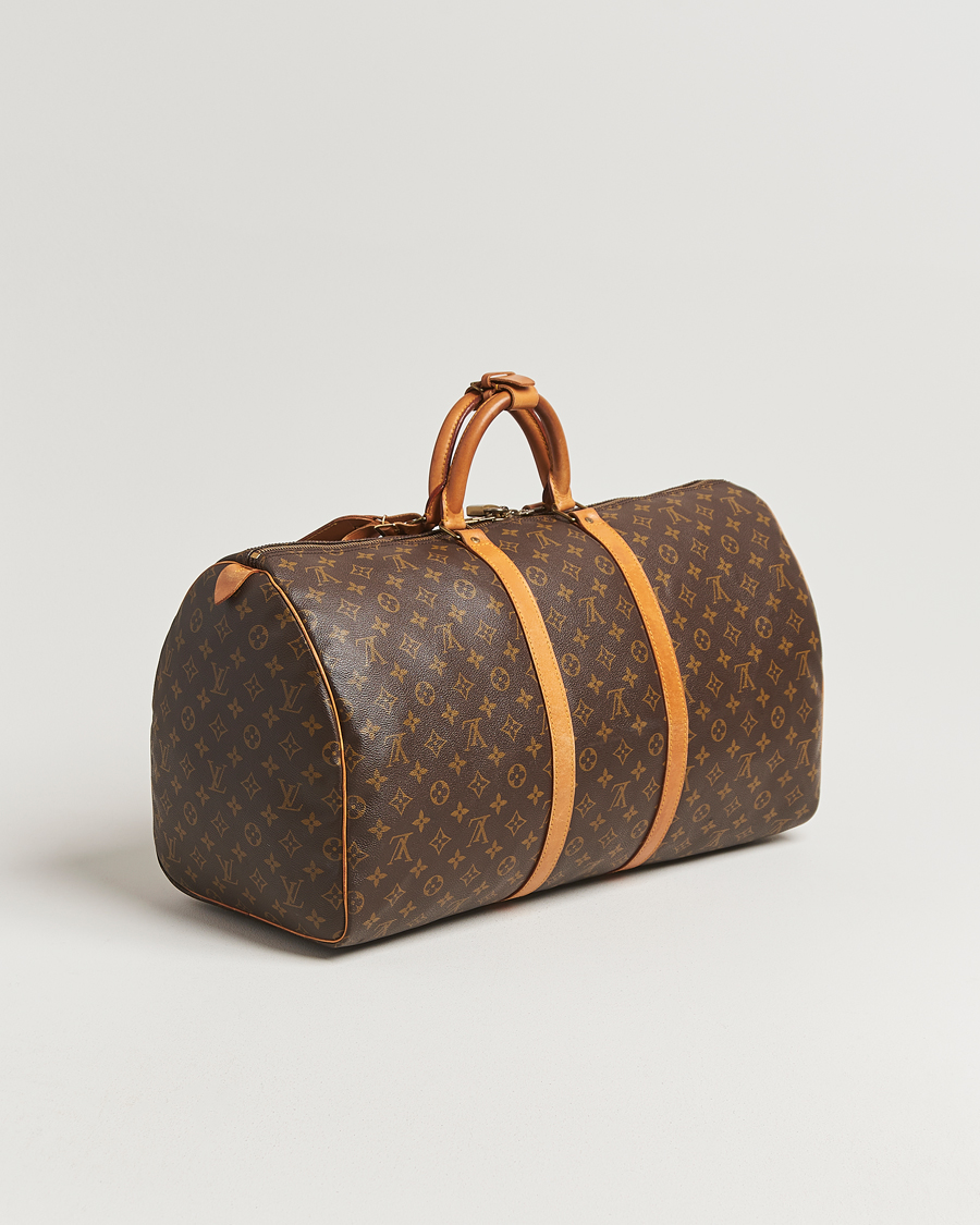 Homme | Louis Vuitton Pre-Owned Keepall 55 Monogram | Louis Vuitton Pre-Owned | Keepall 55 Monogram