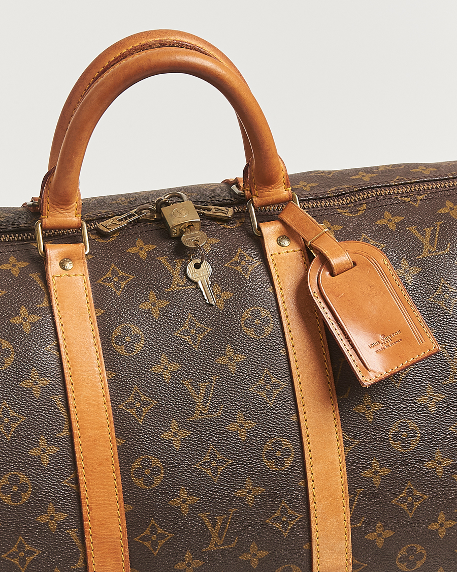 Homme | Louis Vuitton Pre-Owned Keepall 55 Monogram | Louis Vuitton Pre-Owned | Keepall 55 Monogram