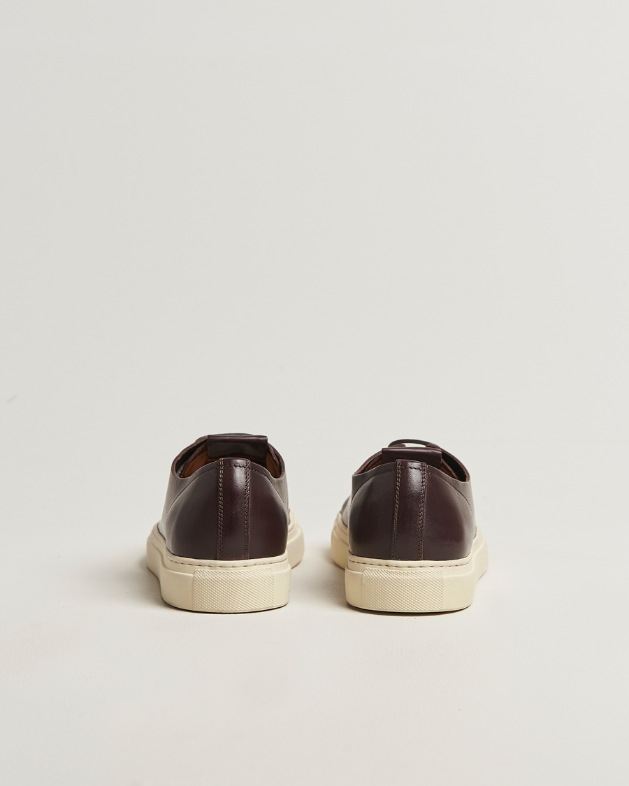Homme | Baskets | Buttero | Tanino Leather Sneaker Dark Brown
