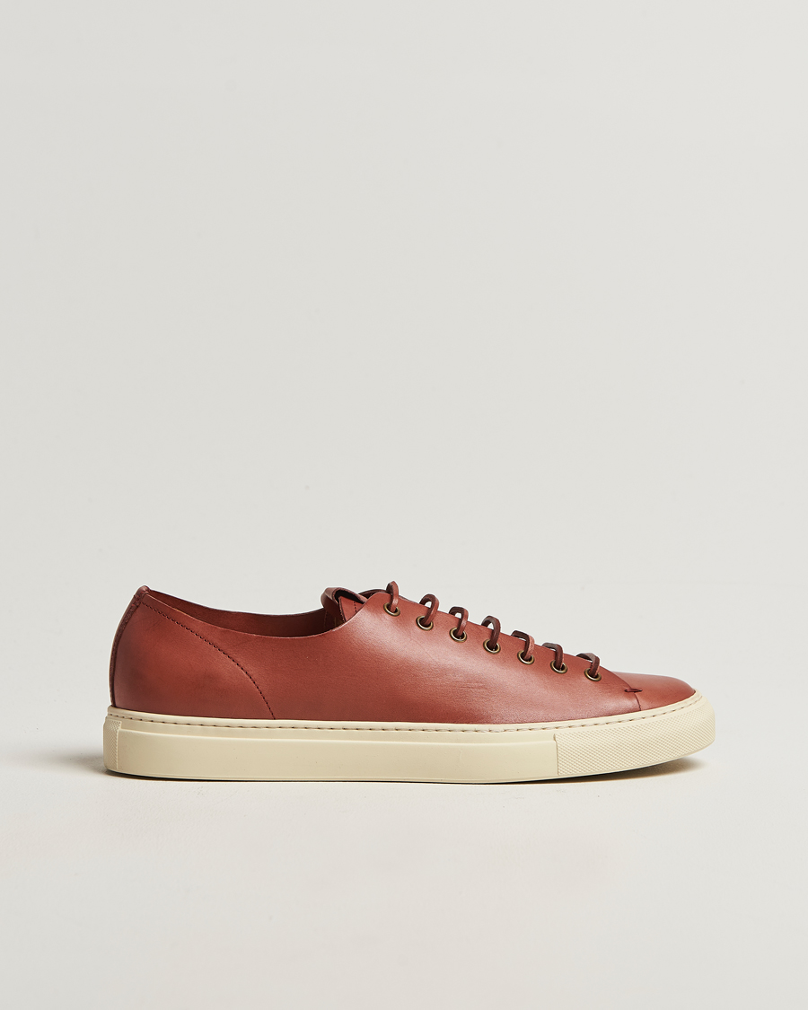Homme | Baskets | Buttero | Tanino Leather Sneaker Cognac