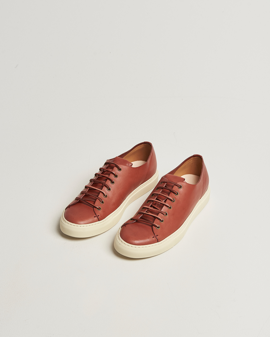 Homme | Baskets | Buttero | Tanino Leather Sneaker Cognac