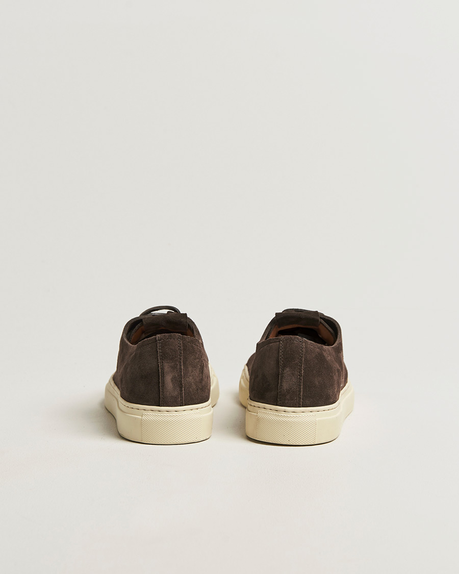 Homme | Baskets | Buttero | Tanino Suede Sneaker Dark Brown