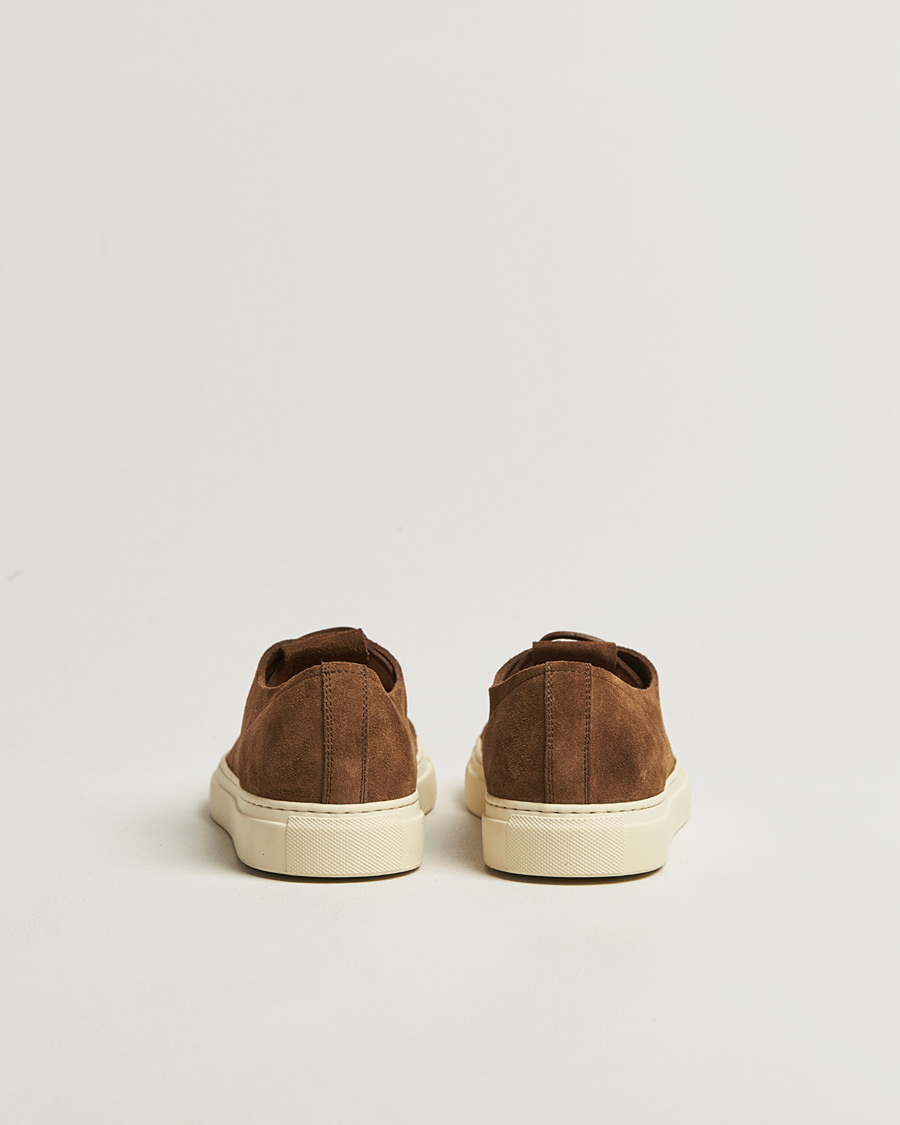 Homme | Baskets | Buttero | Tanino Suede Sneaker Dark Brown