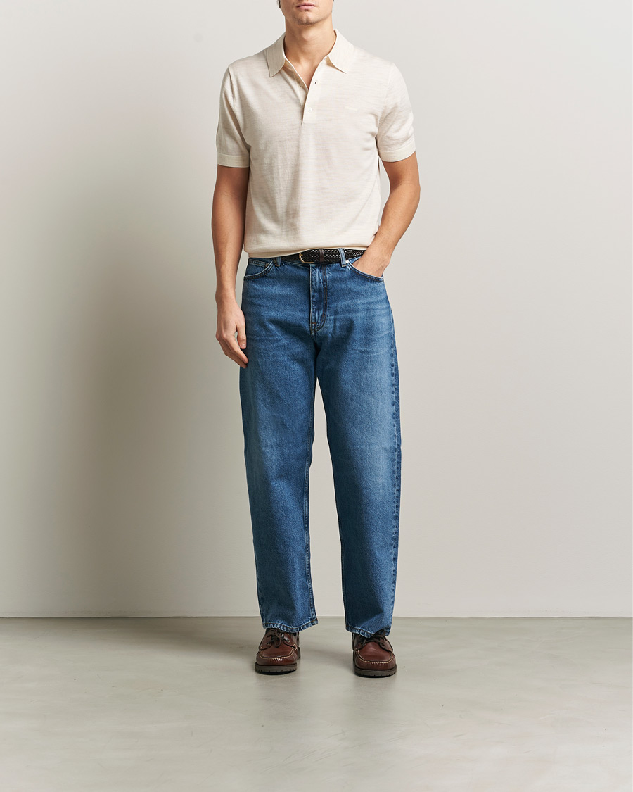 Homme | Polos | Gant | Extrafine Merino Polo Seed Melange