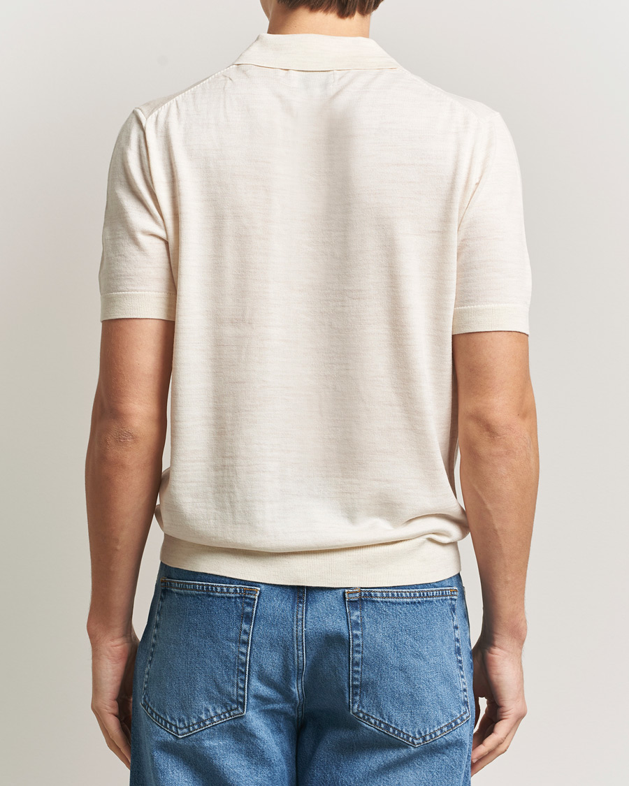 Homme | Polos | Gant | Extrafine Merino Polo Seed Melange