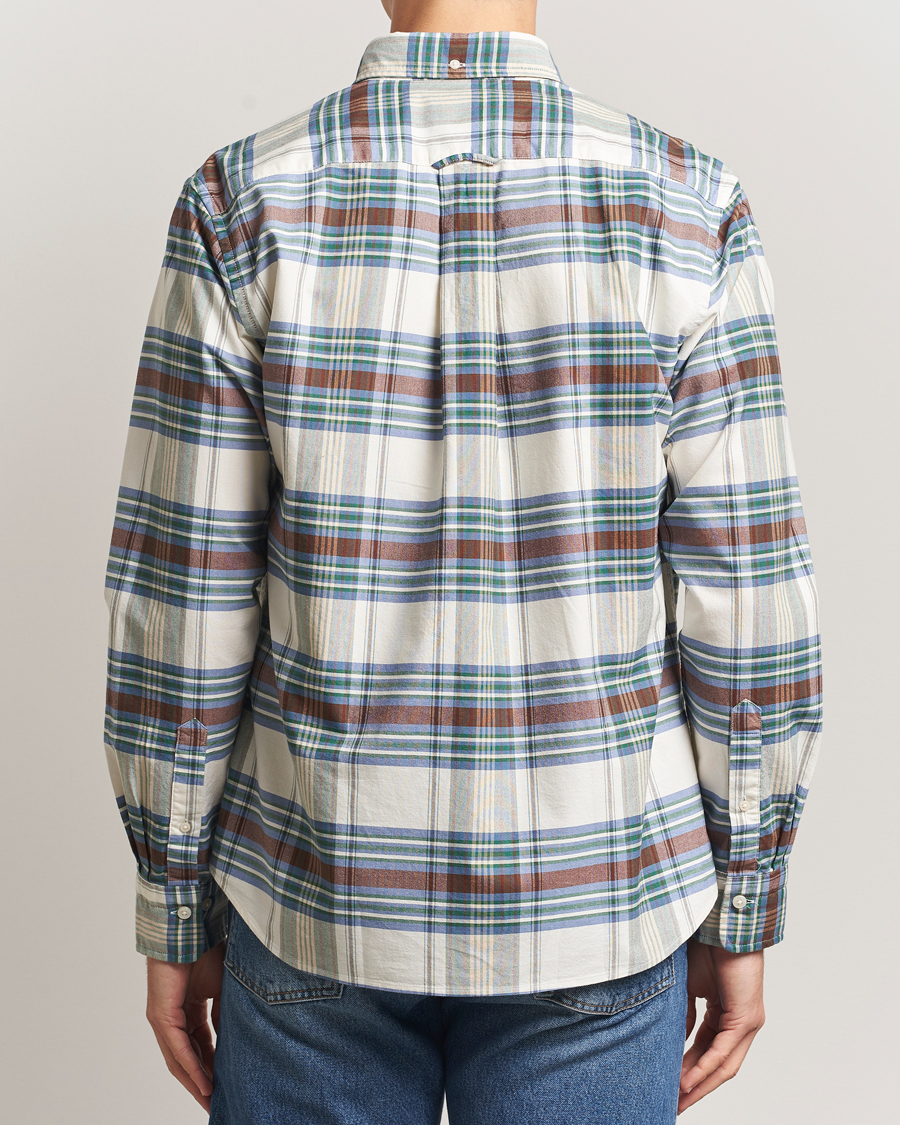 Homme | Chemises | Gant | Regular Fit Oxford Checked Shirt Woody Green