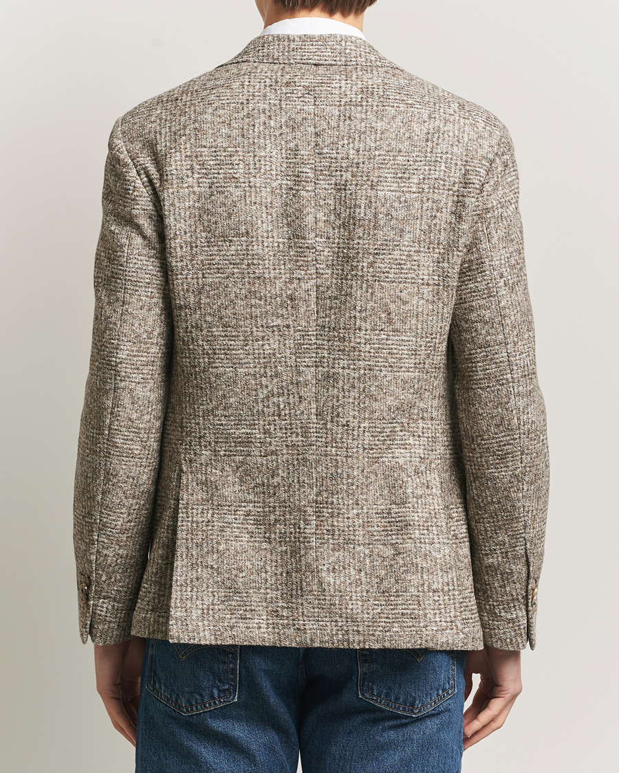 Homme | Blazers | GANT | Wool Checked Blazer Seed Melange