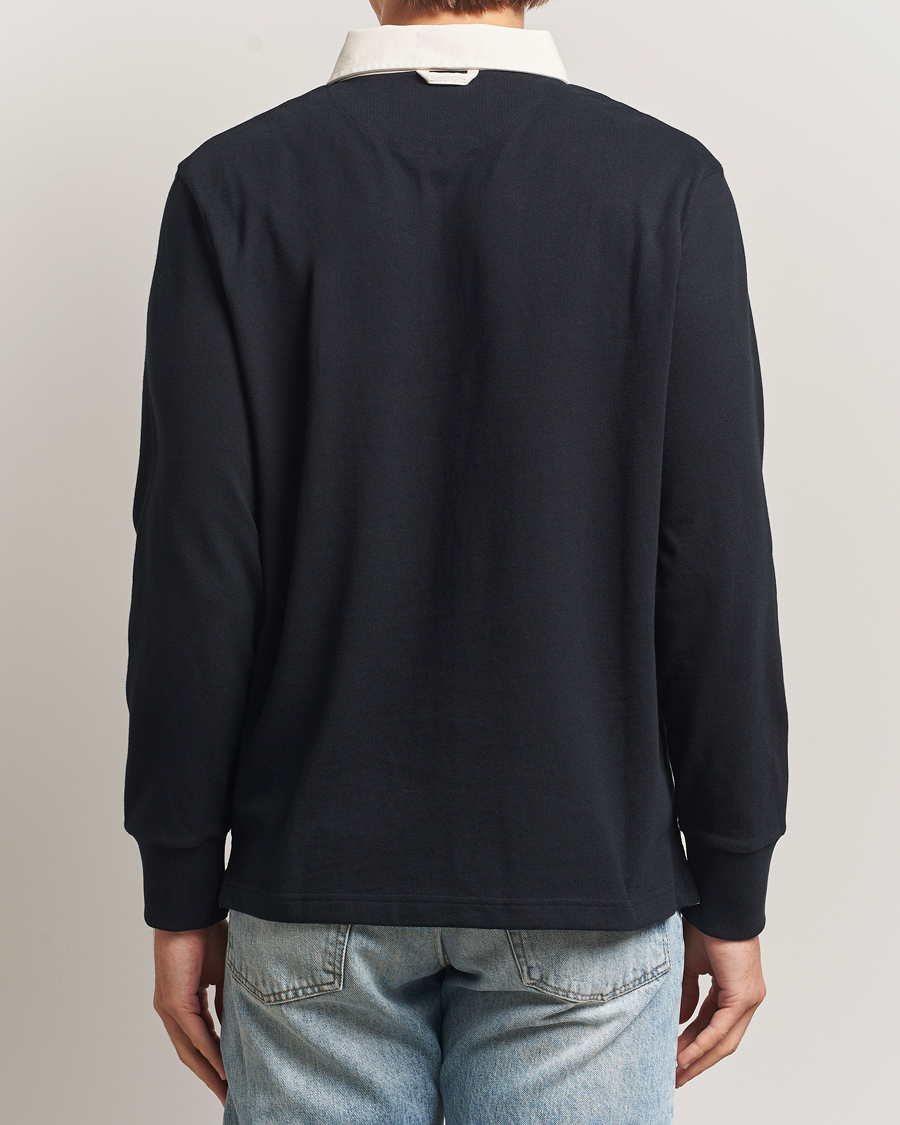 Homme | Pulls Et Tricots | Gant | Blocked Logo Heavy Rugger Black