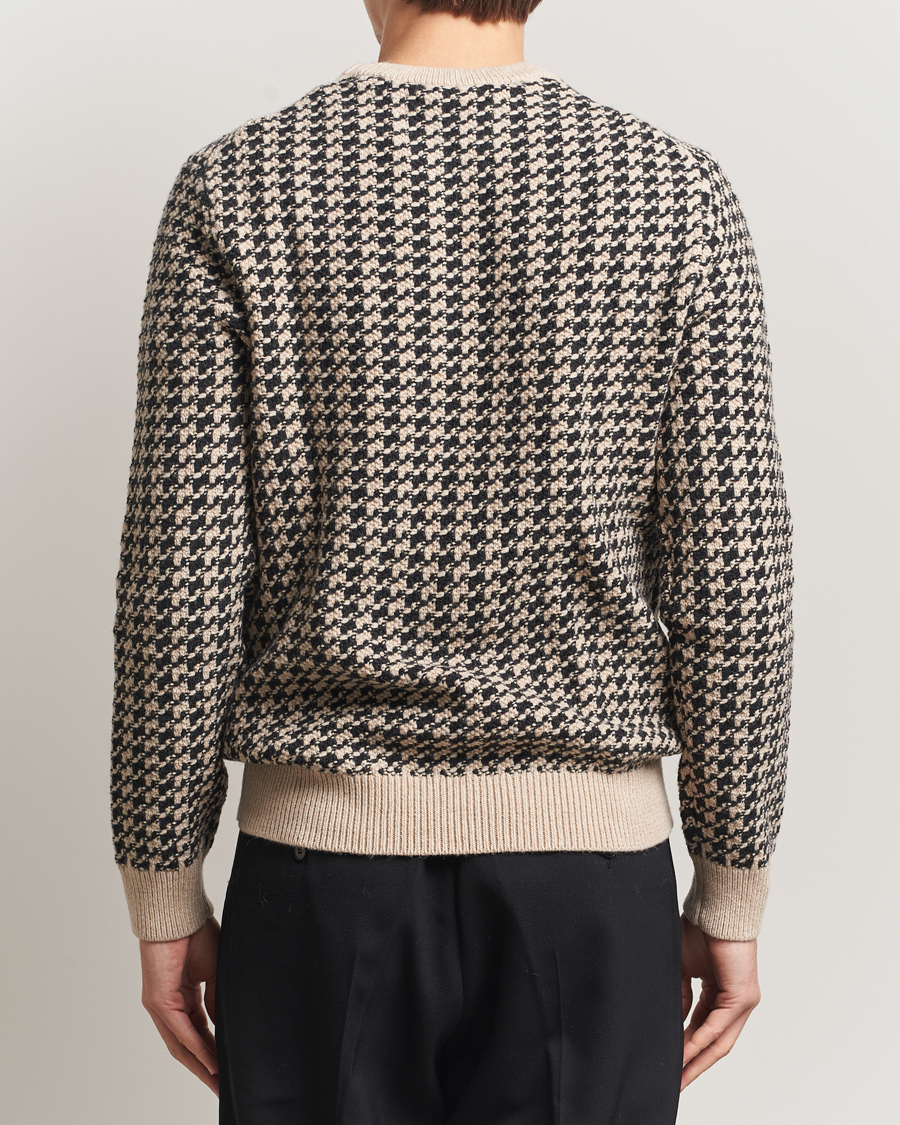 Homme | Pulls Et Tricots | GANT | Two Tone Textured Knitted Crew Neck Charcoal
