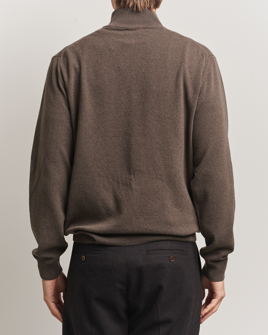 Homme | Pulls Et Tricots | GANT | Superfine Lambswool Half Zip Seawood Melange