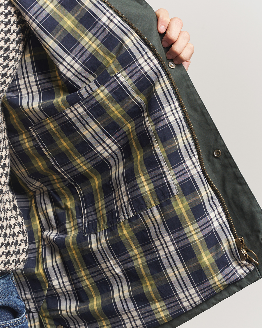 Homme | Manteaux Et Vestes | GANT | Waxed Barn Jacket Woody Green