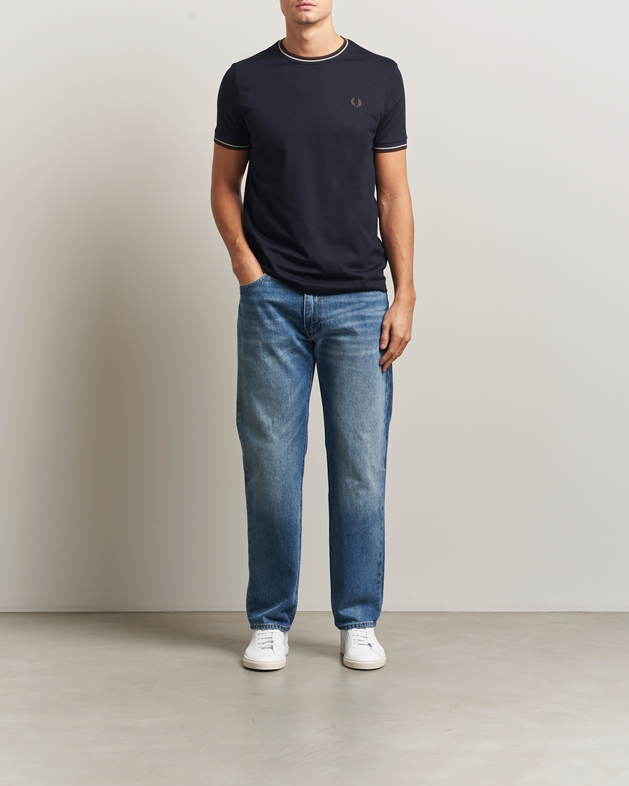 Homme | T-shirts | Fred Perry | Twin Tipped T-Shirt Navy