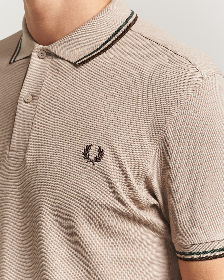 Homme | Polos | Fred Perry | Twin Tipped Shirt Warm Oat