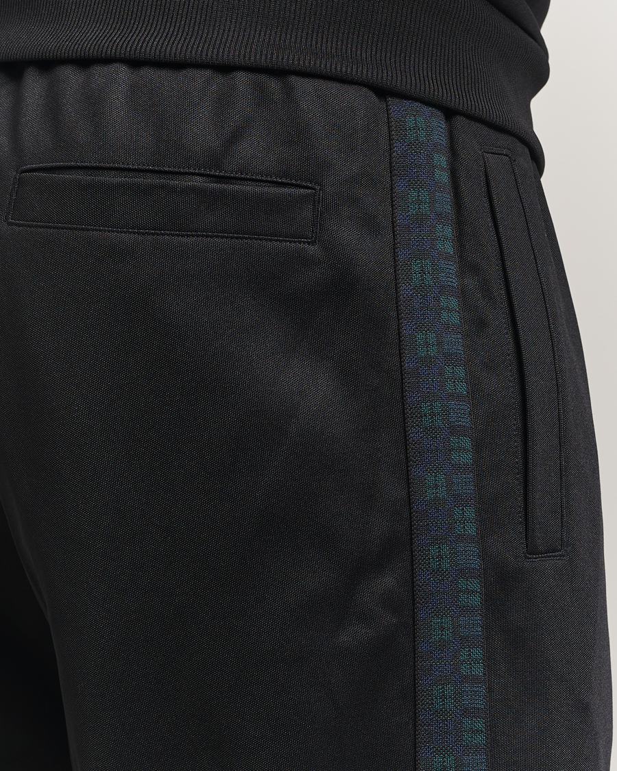 Homme | Pantalons | Fred Perry | Blackwatch Tartan Taped Track Pants Black