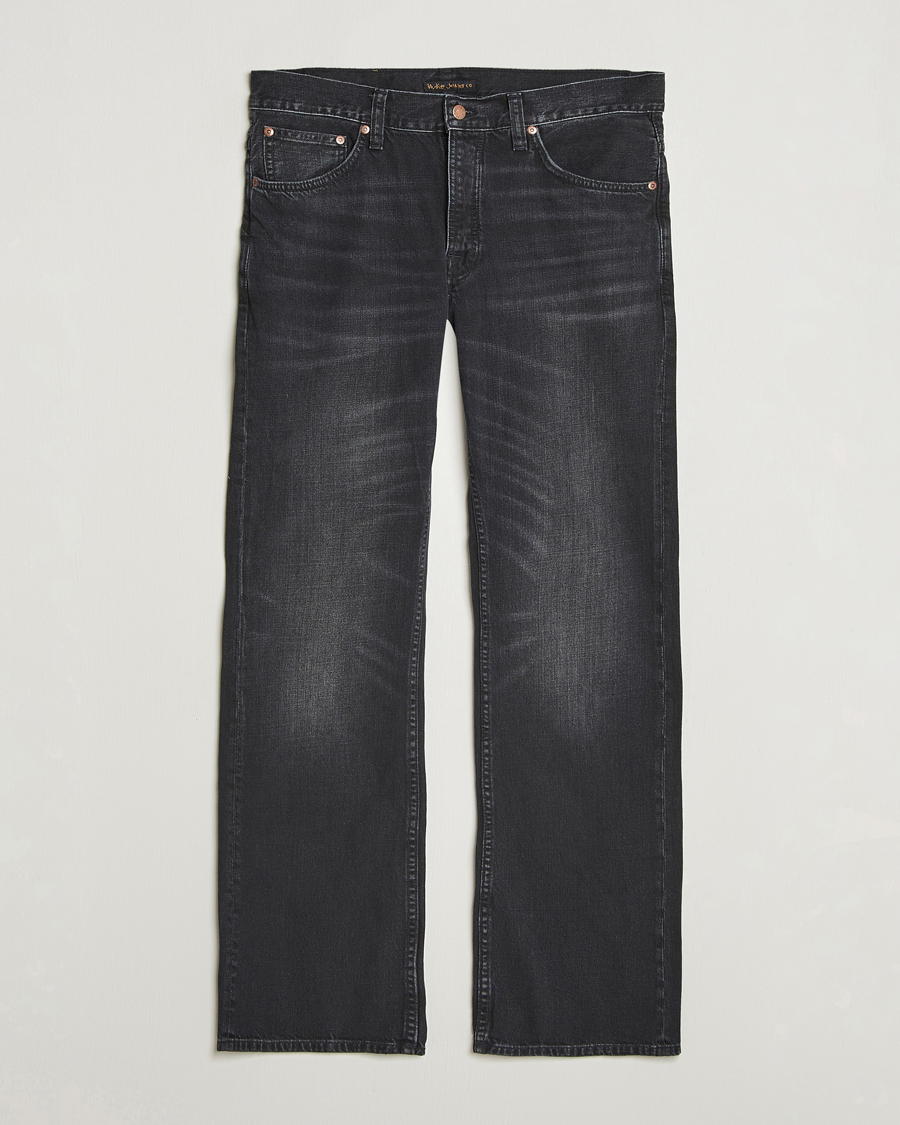 Homme | Jeans | Nudie Jeans | Flare Glenn Jeans Black Storm