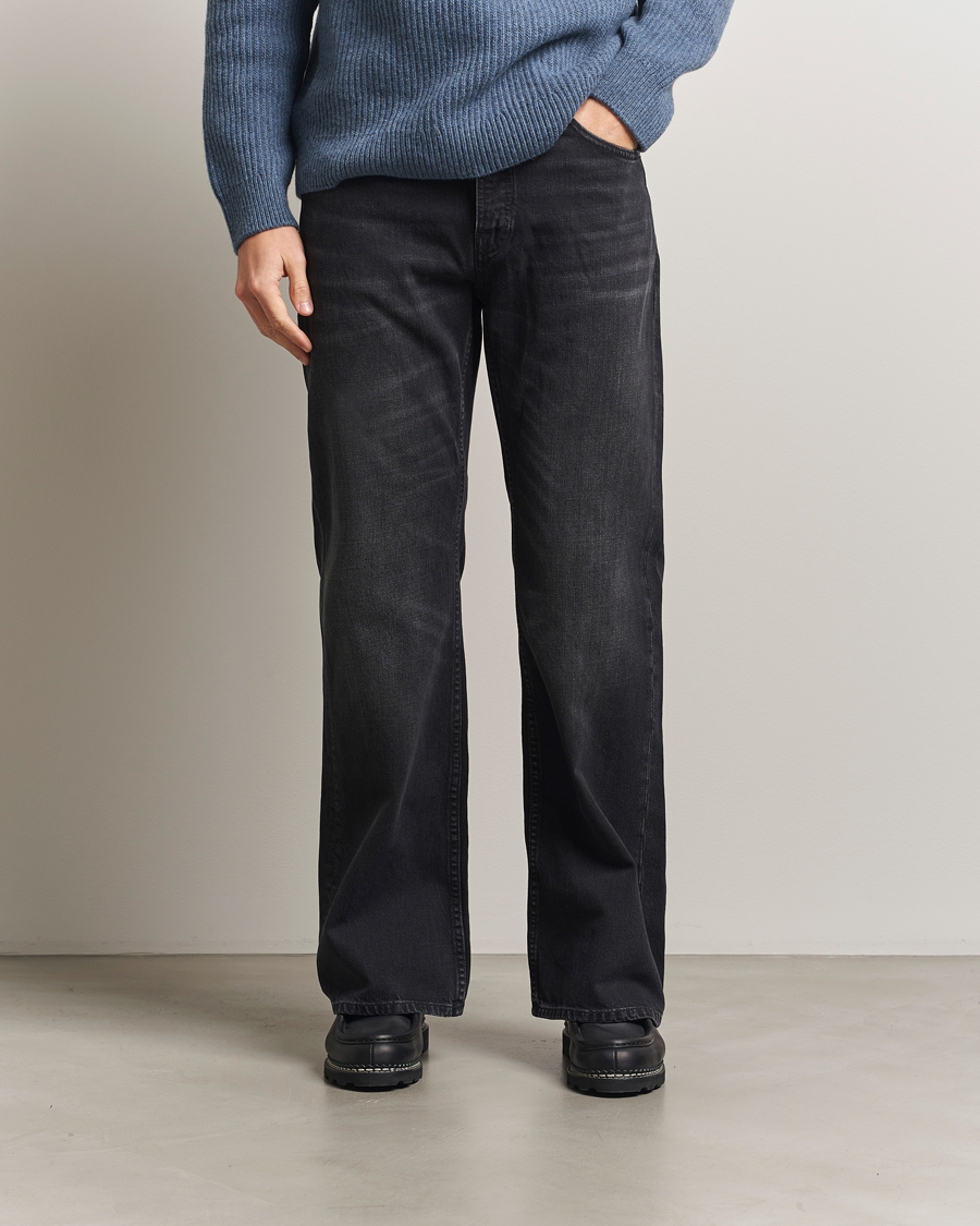 Homme | Jeans | Nudie Jeans | Flare Glenn Jeans Black Storm