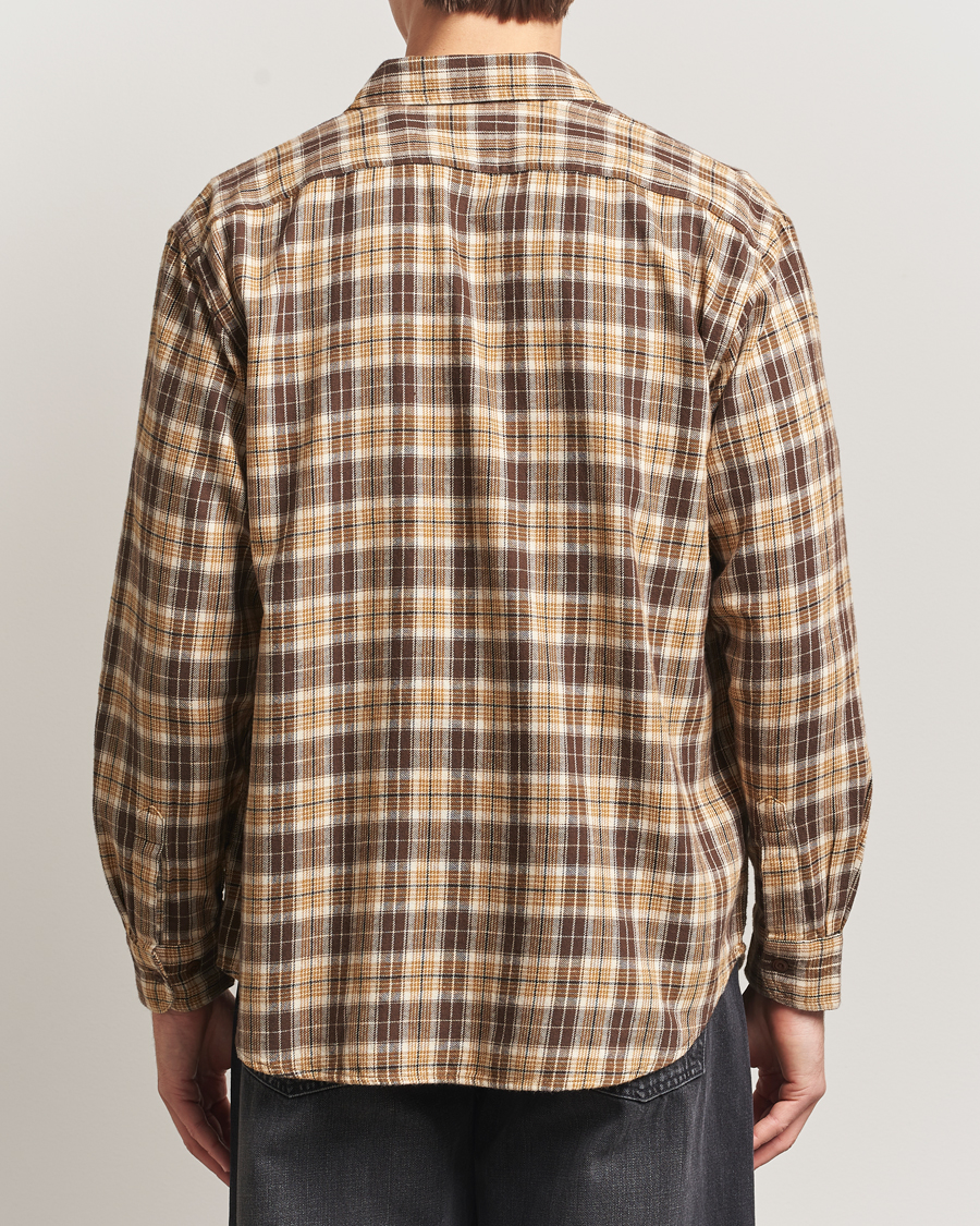 Homme | Chemises | Nudie Jeans | Julian Checked Worker Shirt Brown