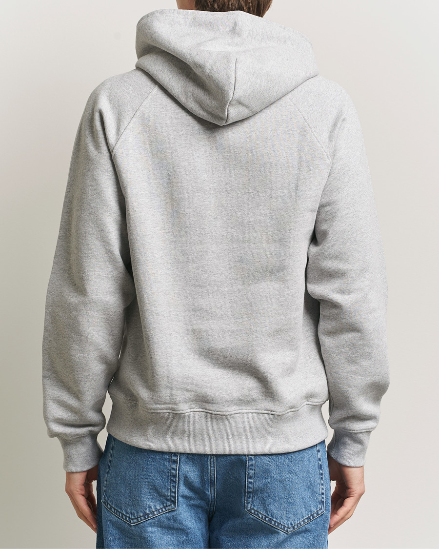 Homme | Pulls Et Tricots | Nudie Jeans | Gunde Logo Hoodie Grey Melange
