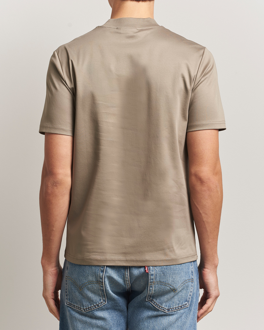 Homme | T-shirts | J.Lindeberg | Ace Mock Neck T-Shirt Brindle