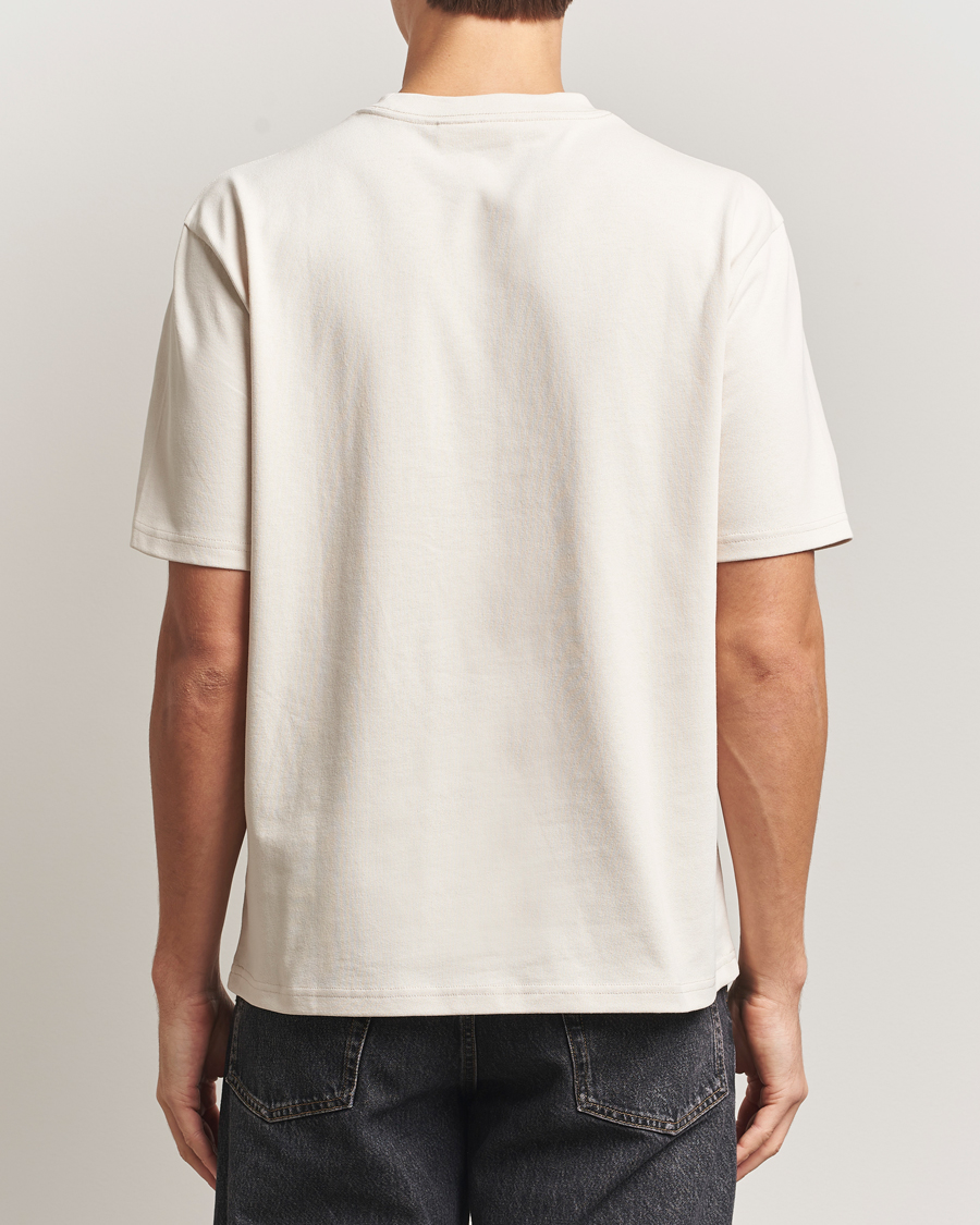 Homme | T-shirts | J.Lindeberg | Hale Printed Crew Neck T-Shirt Moonbeam