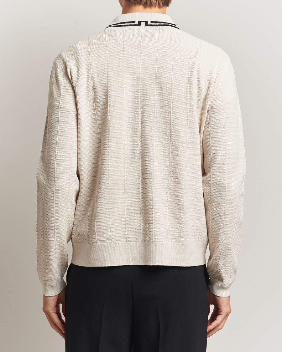 Homme | Pulls Et Tricots | J.Lindeberg | Willem Structured Cardigan Moonbeam
