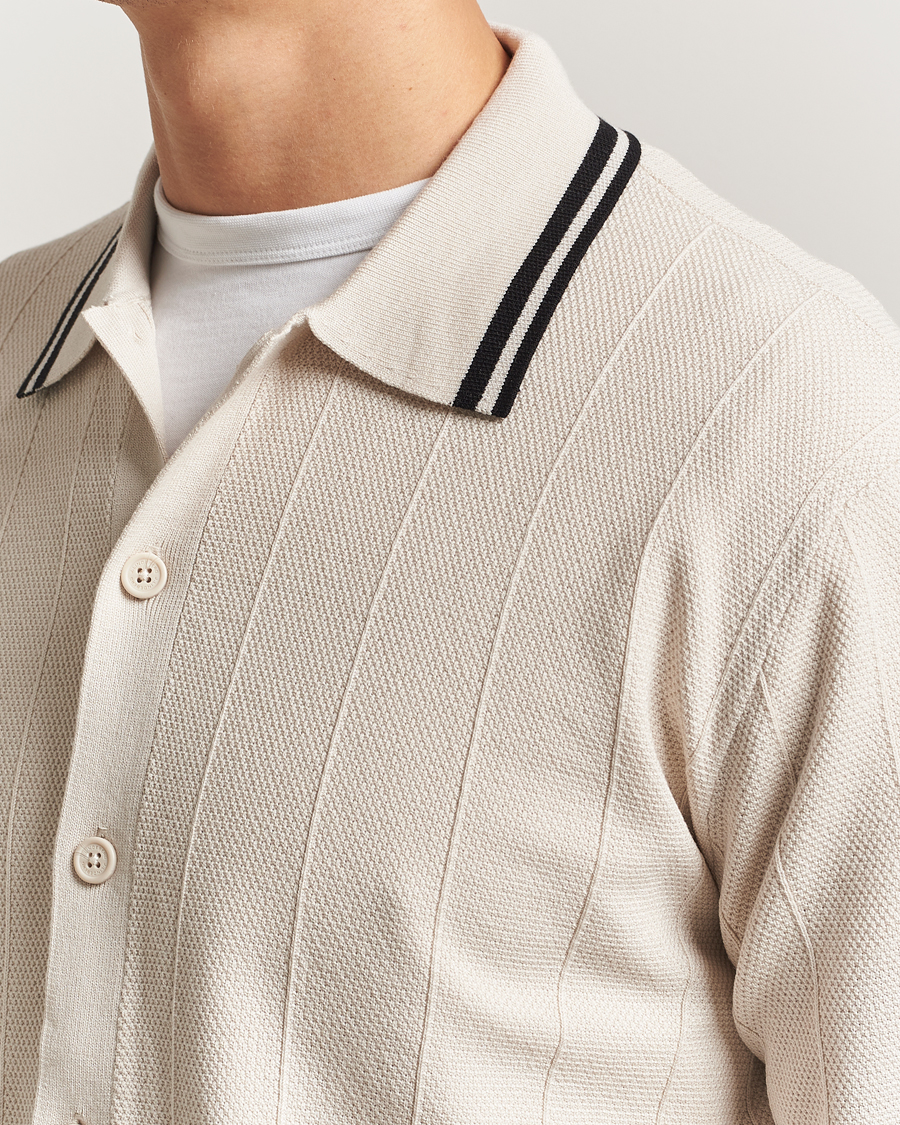 Homme | Pulls Et Tricots | J.Lindeberg | Willem Structured Cardigan Moonbeam