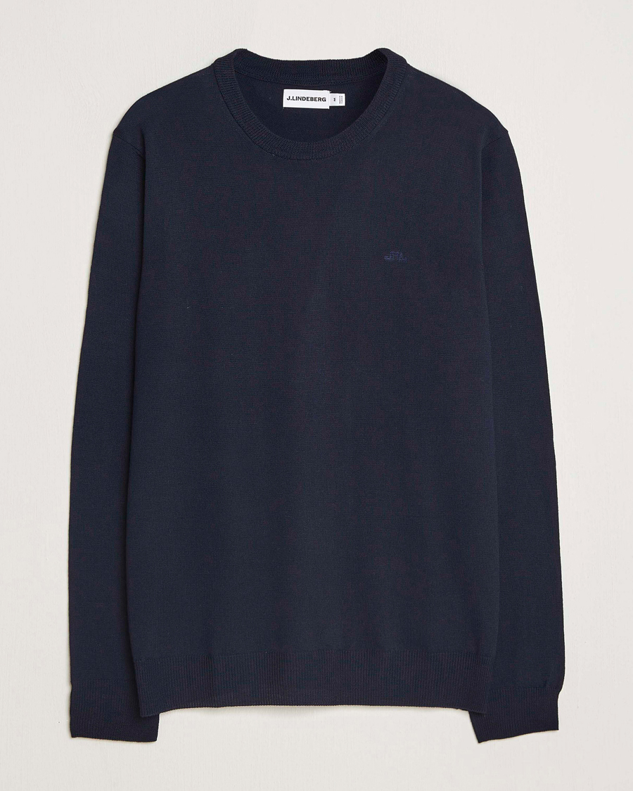 Homme | Pulls Et Tricots | J.Lindeberg | Keane Merino Crew Neck Navy