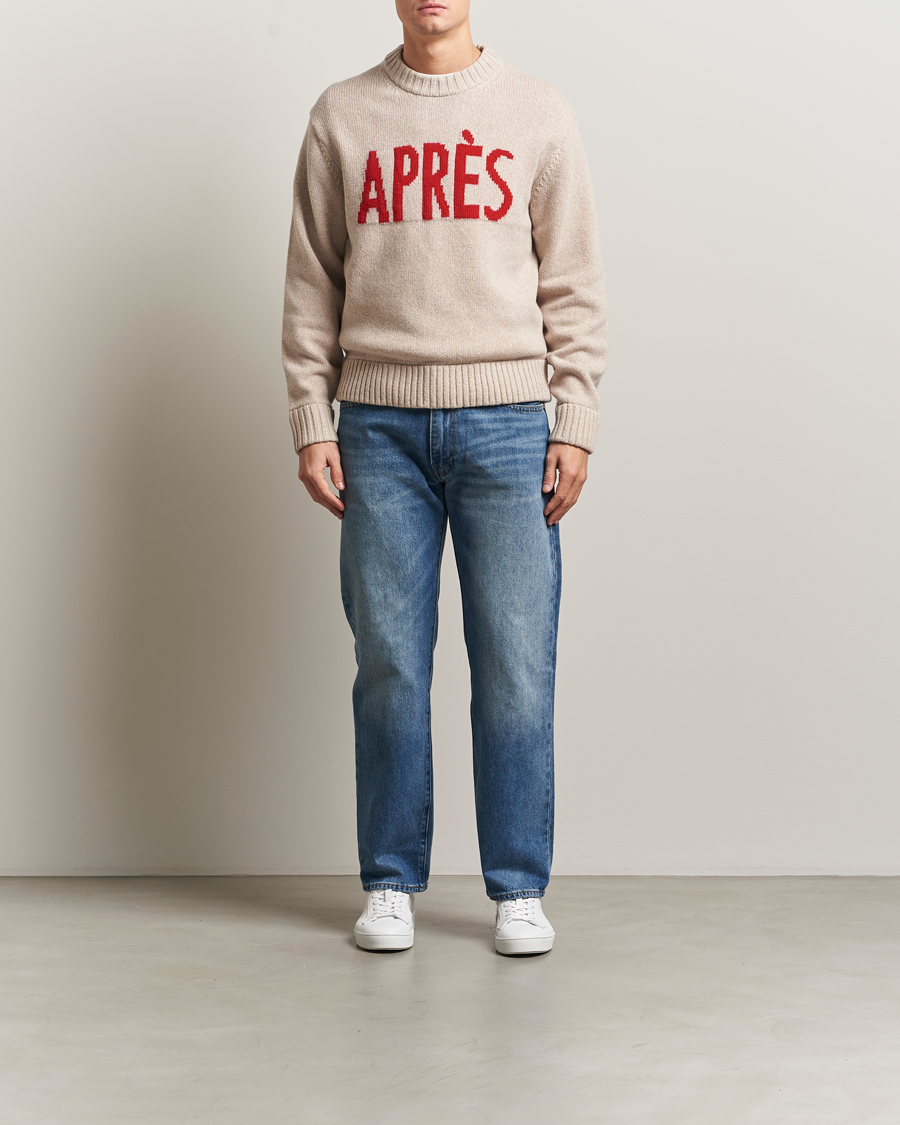 Homme | Pulls Et Tricots | J.Lindeberg | Fabian Graphic Knitted Sweater Moonbeam