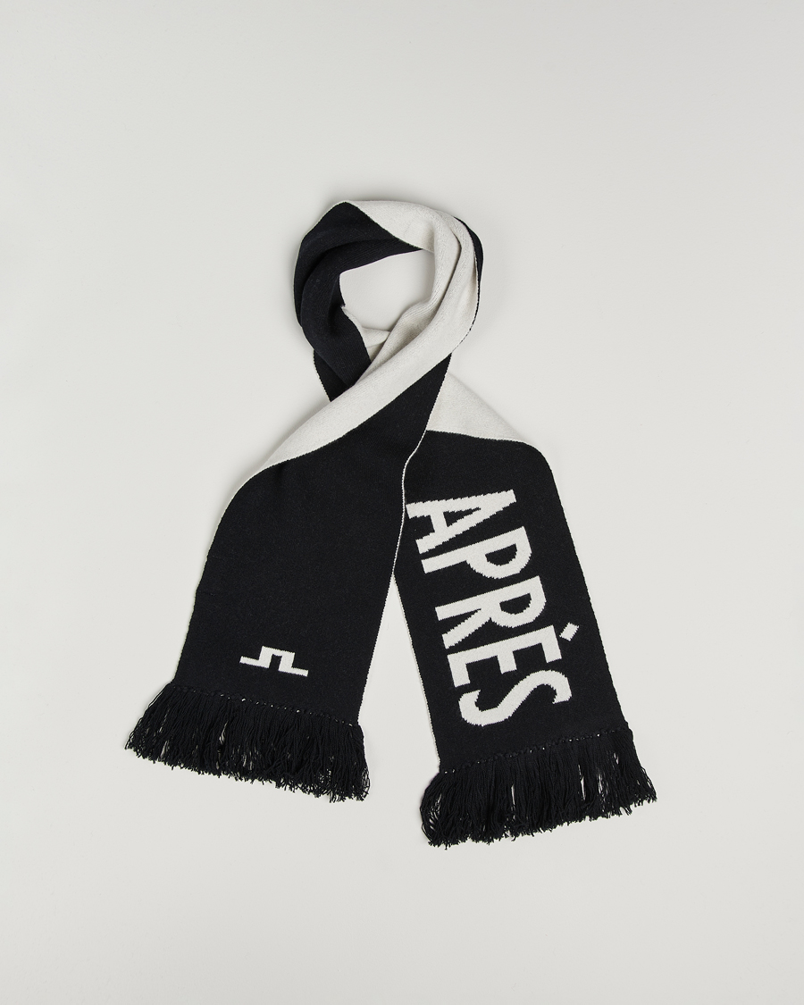 Homme | Écharpes | J.Lindeberg | Jasper Graphic Scarf Black