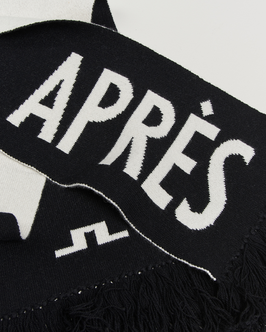 Homme | Écharpes | J.Lindeberg | Jasper Graphic Scarf Black