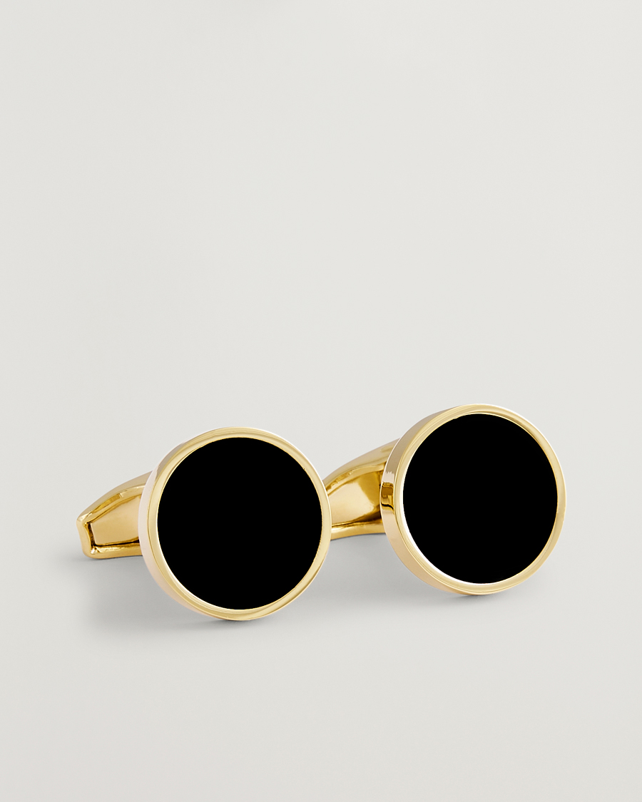 Homme | Boutons De Manchette | Amanda Christensen | Classic Cufflink Gold/Black