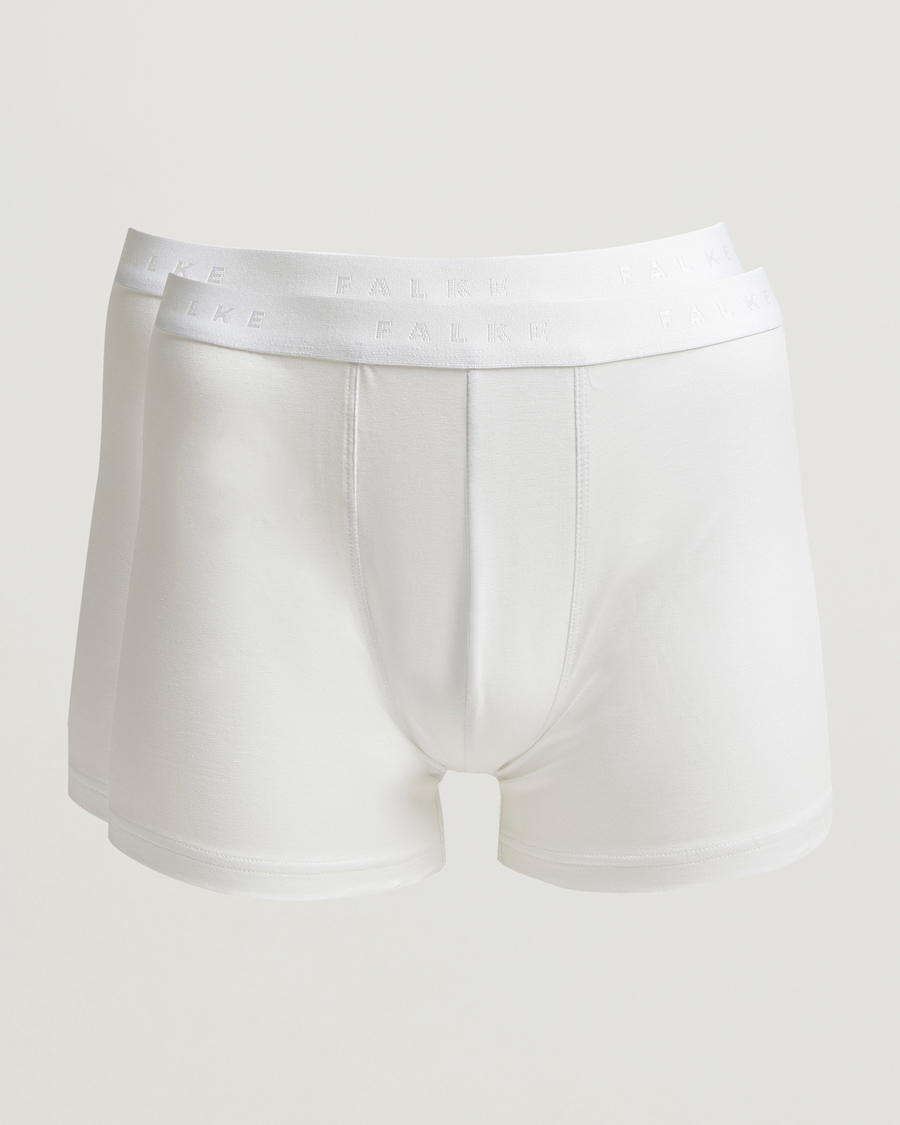 Homme | Sous-Vêtements Et Chaussettes | Falke | 2-Pack Cotton Boxer Briefs White