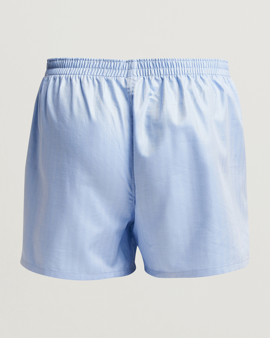 Homme | Sous-Vêtements Et Chaussettes | Falke | Cotton Woven Boxer Shorts Light Blue