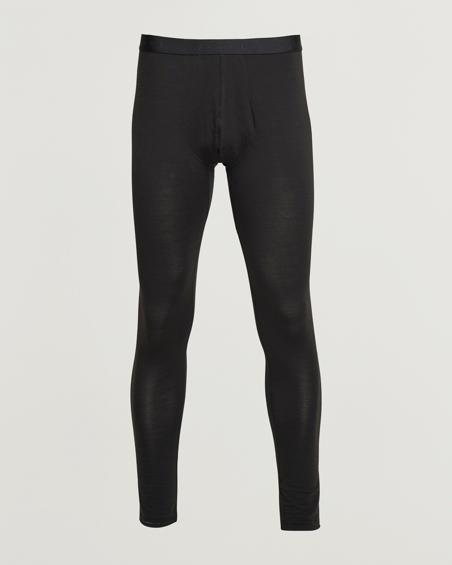 Homme | Sous-Vêtements Et Chaussettes | Falke | Clima Wool Long Tights Black