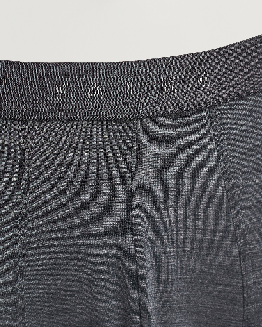 Homme | Sous-Vêtements Et Chaussettes | Falke | Clima Wool Long Tights Dark Grey Heather