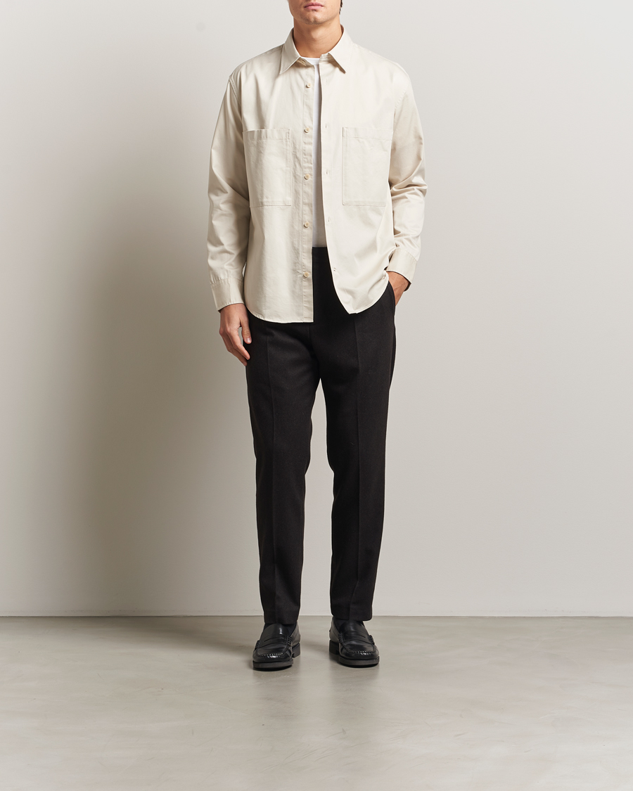 Homme | Chemises | NN07 | Freddy Tencel Workwear Shirt Ivory
