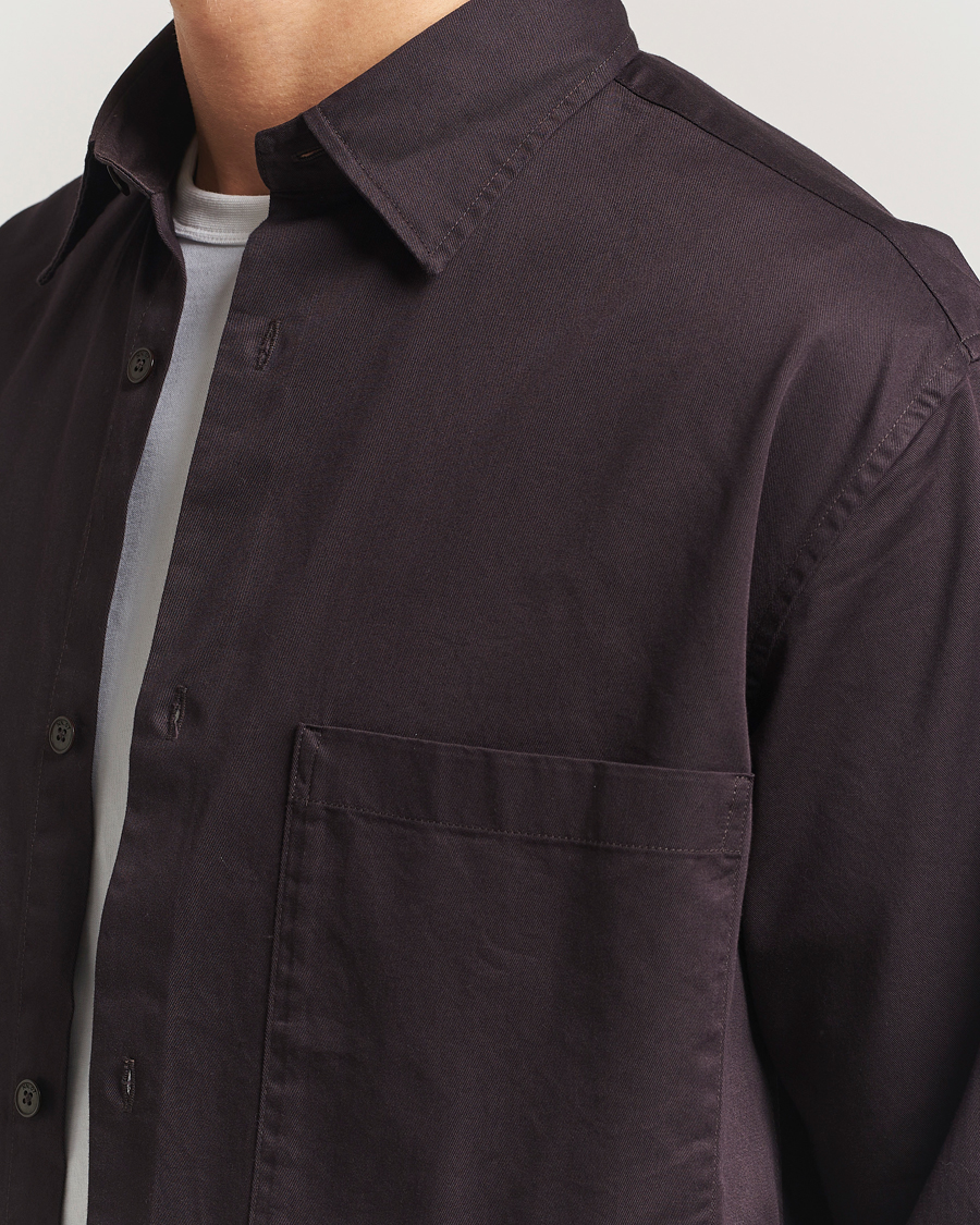 Homme | Chemises | NN07 | Freddy Tencel Workwear Shirt Dusky Port