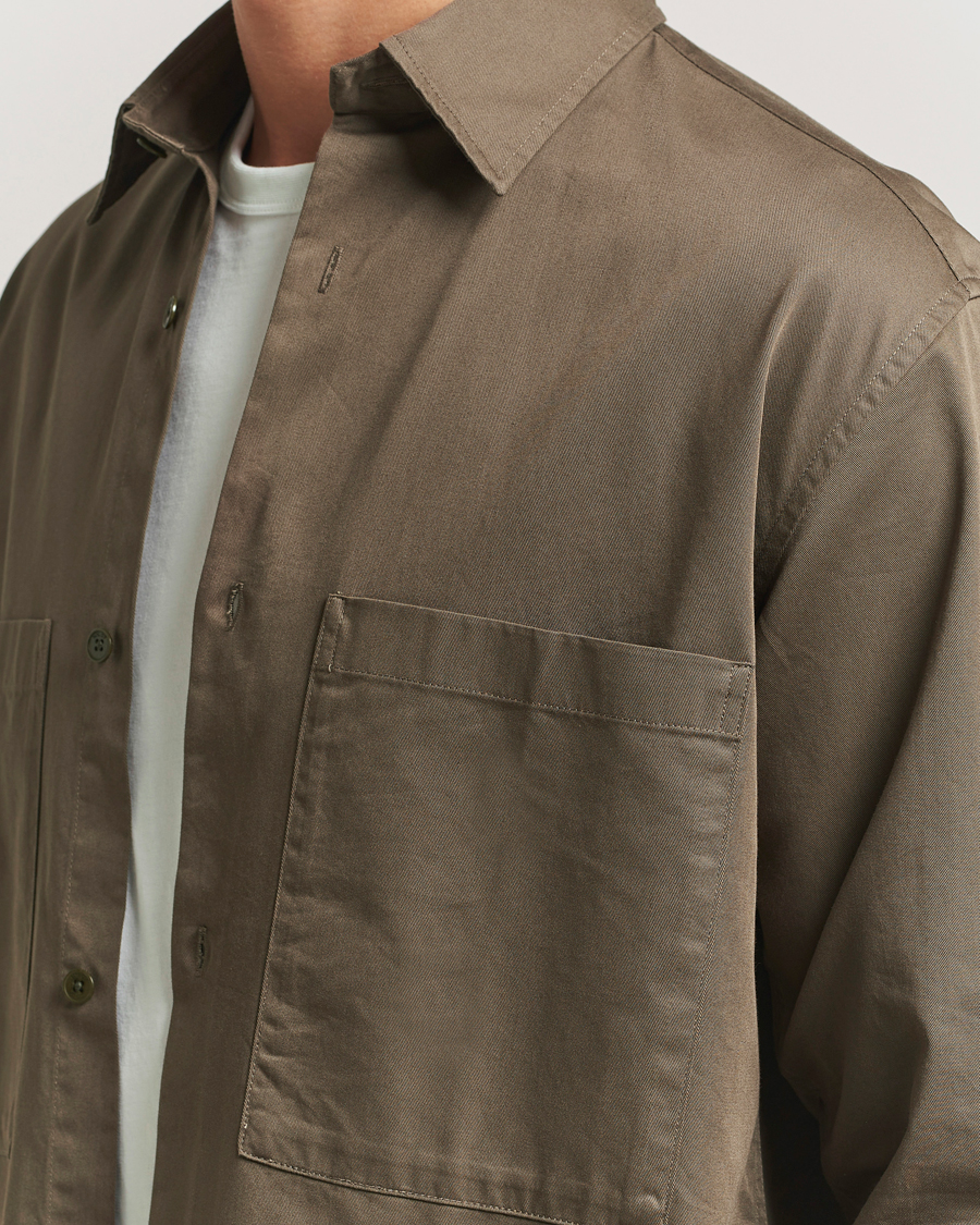 Homme | Chemises | NN07 | Freddy Tencel Workwear Shirt Mable Husk