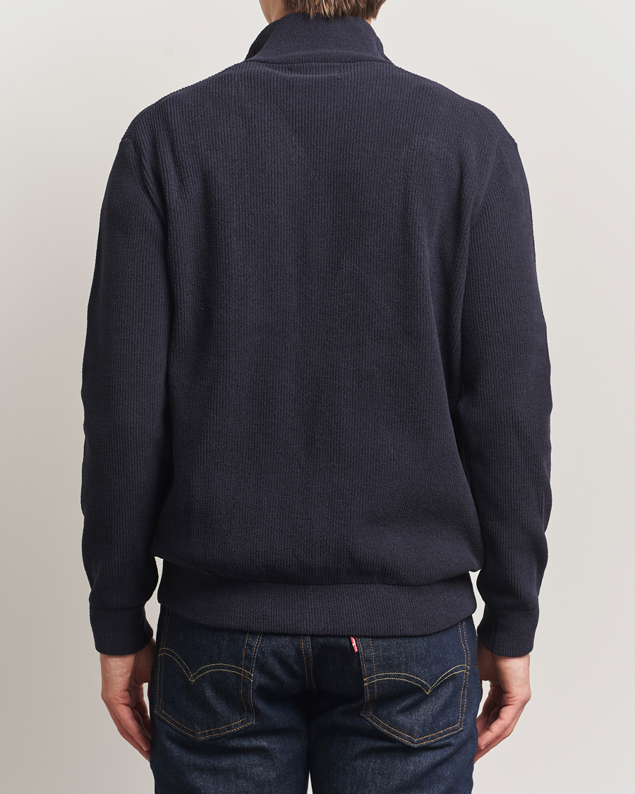 Homme | Pulls Et Tricots | NN07 | Danny Rib Knitted Half Zip Navy Blue