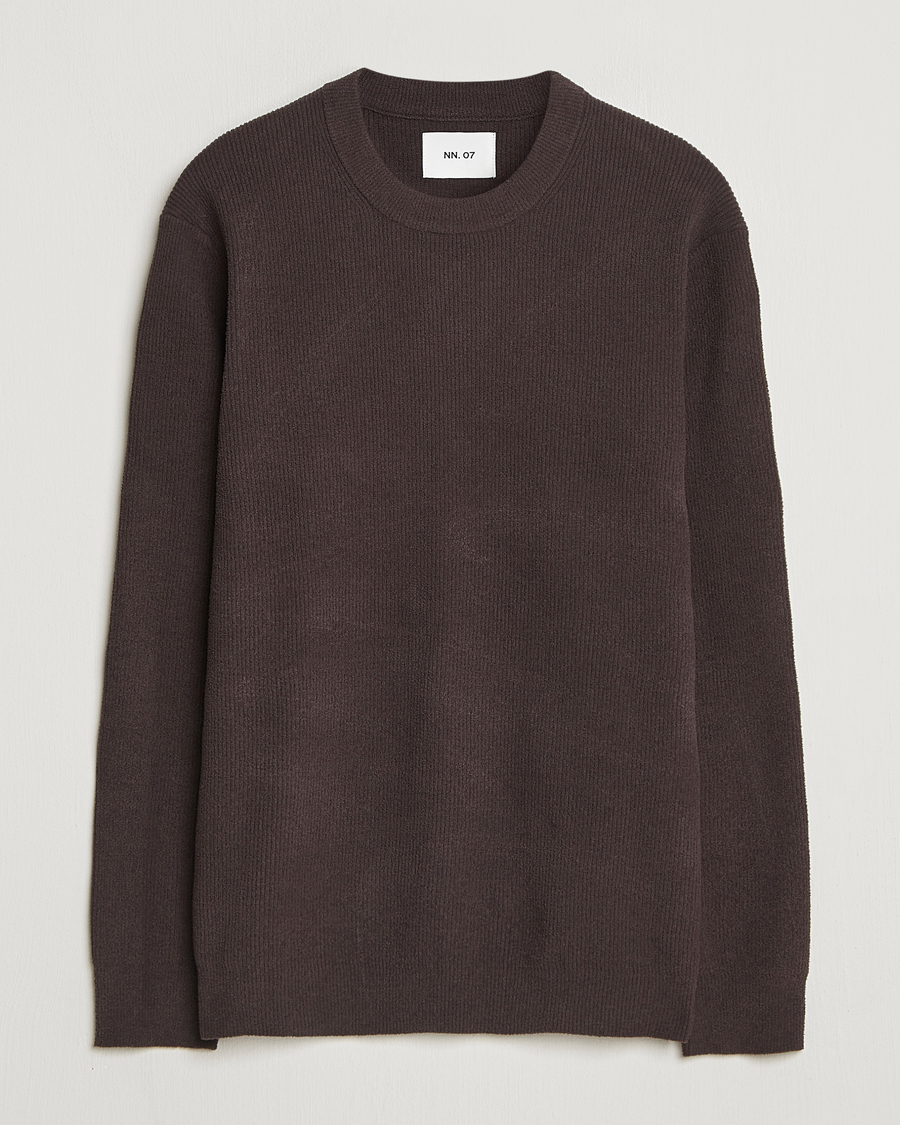  |  | NN07 | Danny Rib Knitted Crew Neck Dusky Port