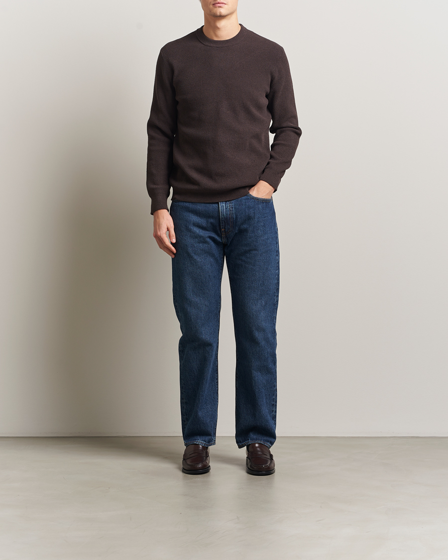Homme | Pulls Et Tricots | NN07 | Danny Rib Knitted Crew Neck Dusky Port