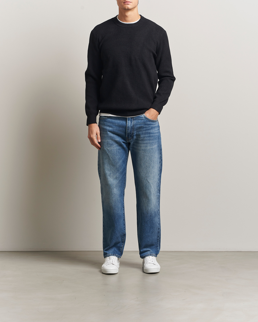 Homme | Pulls Et Tricots | NN07 | Danny Rib Knitted Crew Neck Black
