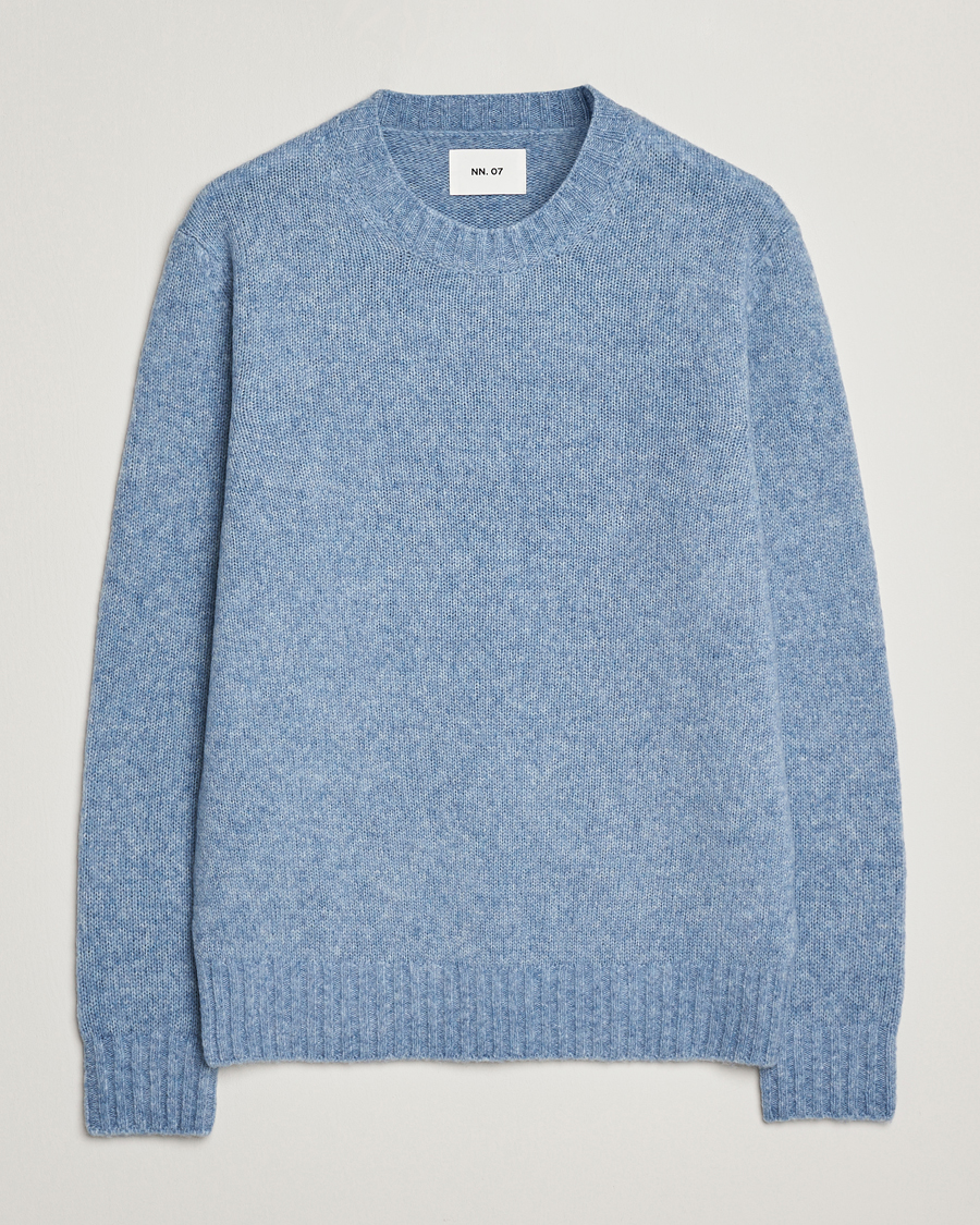 Homme | Pulls Et Tricots | NN07 | Lee Wool Knitted Sweater Denim Blue