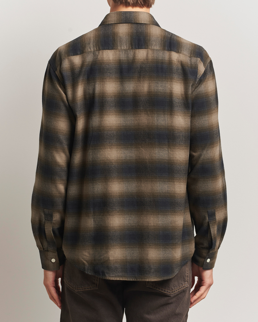 Homme | Chemises | NN07 | Deon Flannel Checked Shirt Black/Green