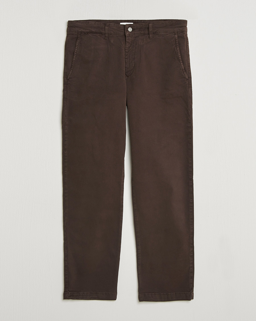 Homme | Pantalons | NN07 | Aden Regular Fit Chinos Demitasse Brown
