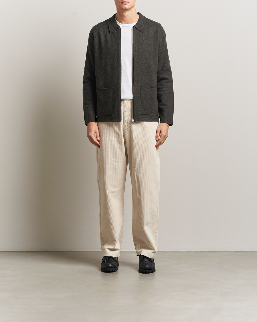 Homme | Pantalons | NN07 | Paw Relaxed Fit Corduroy Trousers Ivory