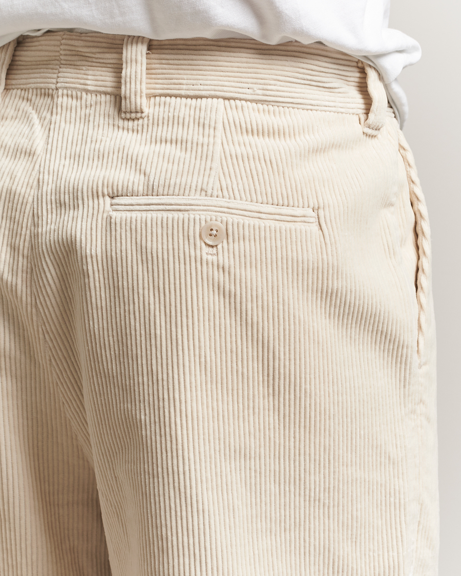 Homme | Pantalons | NN07 | Paw Relaxed Fit Corduroy Trousers Ivory