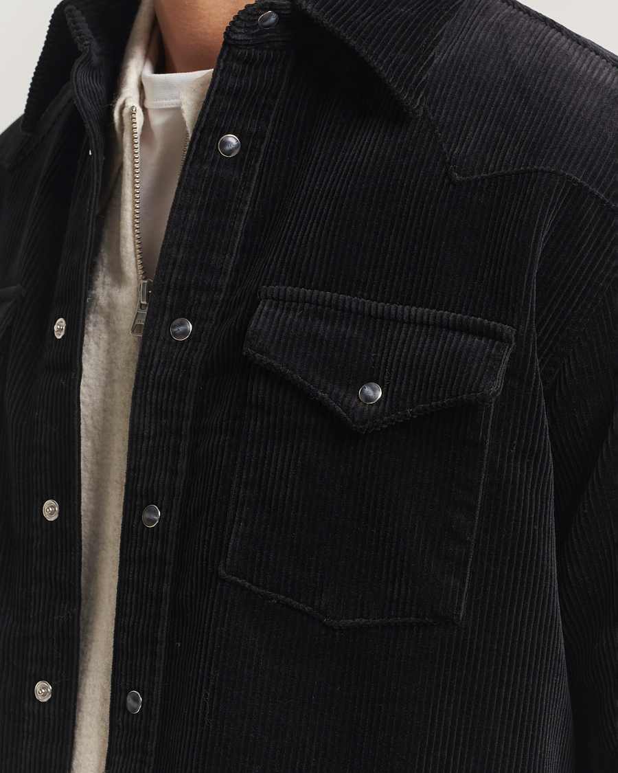 Homme | Chemises | NN07 | Ricky Corduroy Overshirt Black